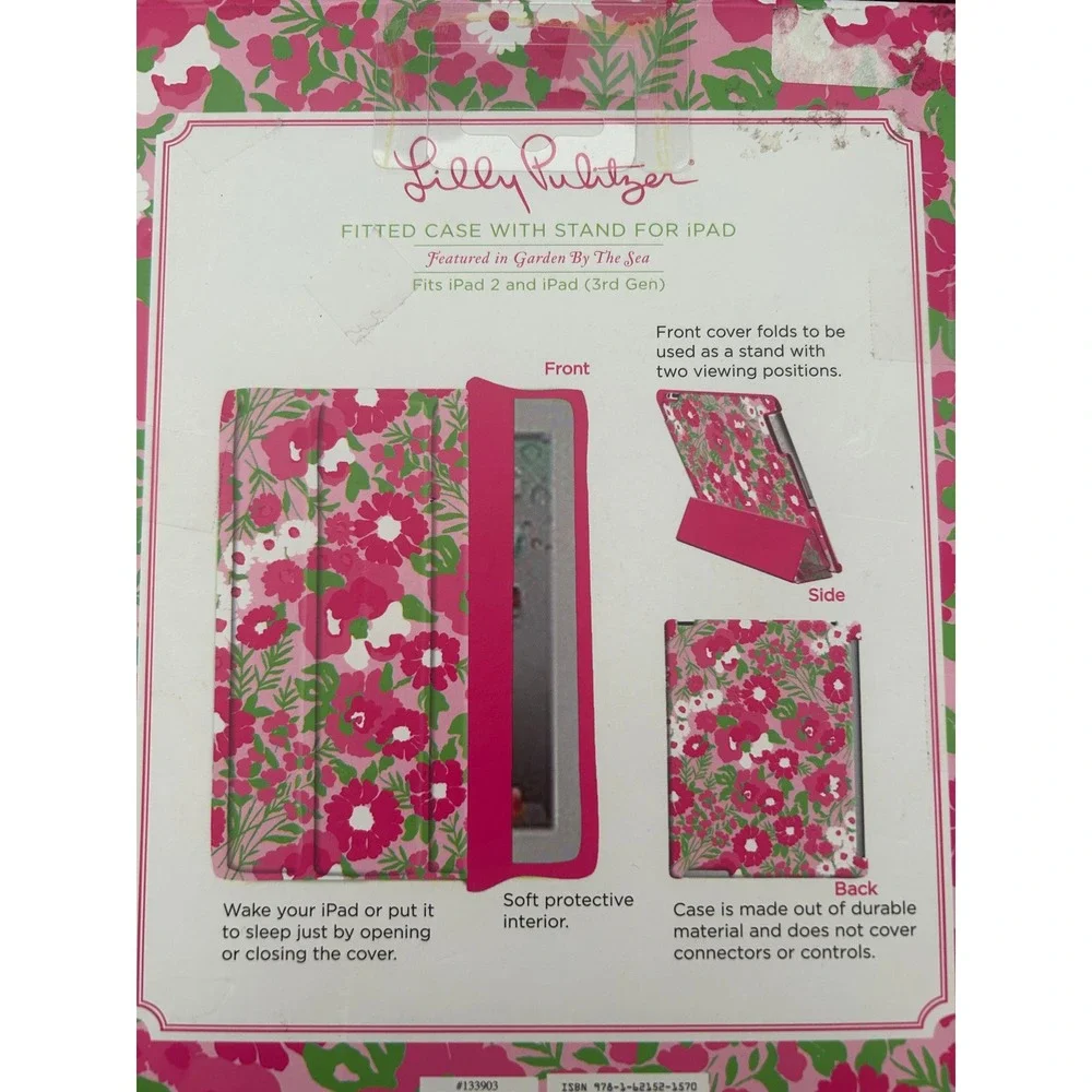 Lilly Pulitzer Fitted Case with Stand‎ for iPad 2 and iPad 3rd Gen Garden